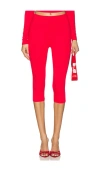 Afrm Ettie Pant In Risky Red