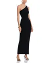 Afrm Midi-kleid Savoy In Noir