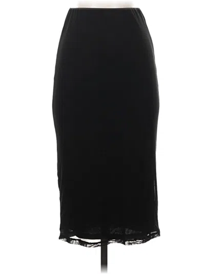 Pre-owned Afrm Formal Skirt In Black