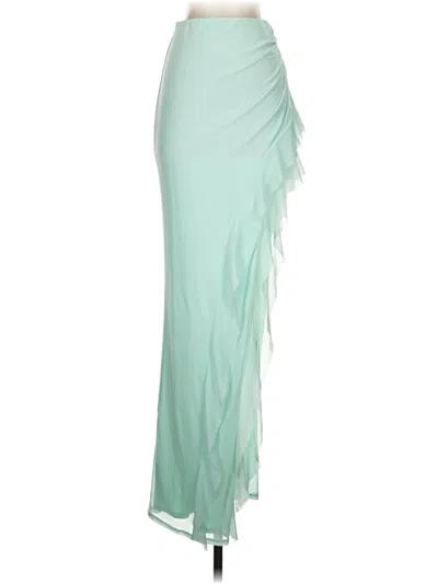 Pre-owned Afrm Formal Skirt In Green