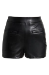 AFRM HAILEY FAUX LEATHER SHORTS