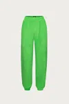 Afrm Hamili Terry Jogger In Bright Green