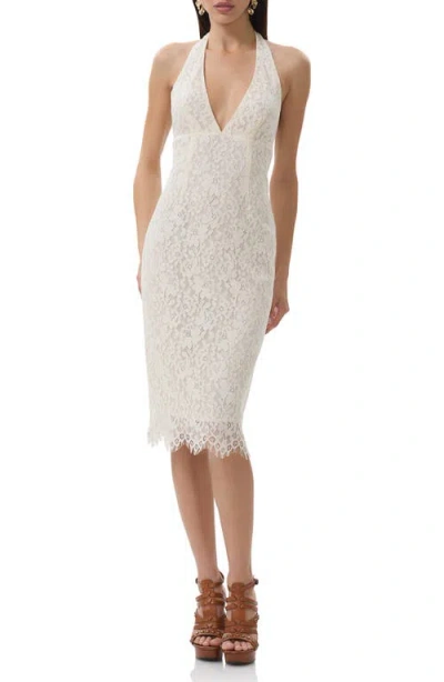 Afrm Hanson Lace Halter Dress