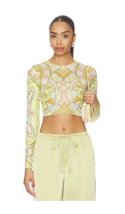 Afrm Hardin Top In Yellow