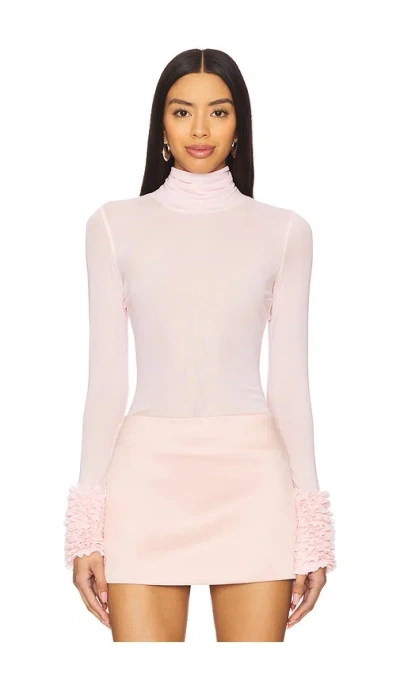 Afrm Helena Top In Pinkesque