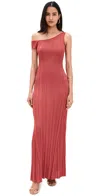 Afrm Hoda Dress Rust In Brown