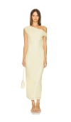 Afrm Holden Dress In Yellow
