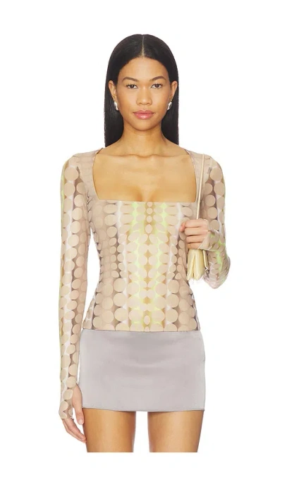 Afrm Ines Top In Neutral