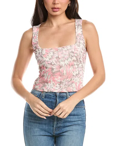 Afrm Ivara Corset Tank In Gray