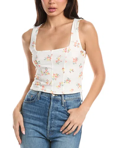 Afrm Ivara Corset Tank In White