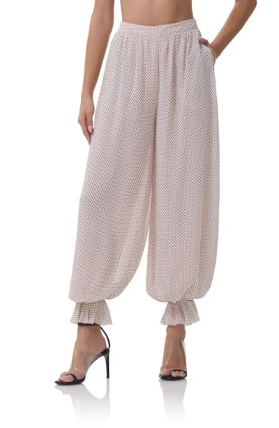 Afrm James Pin Dot Pants In Multi