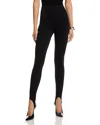 Afrm Jasmine Stirrup Leggings In Black