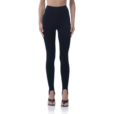 Afrm Jasmine Stirrup Pants In Blue