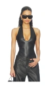 Afrm Jayce Bodysuit In Black