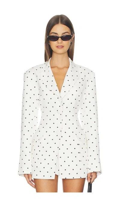 Afrm Jemima Blazer In White