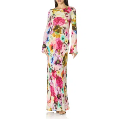 Afrm Jetta Maxi Dress In Multi