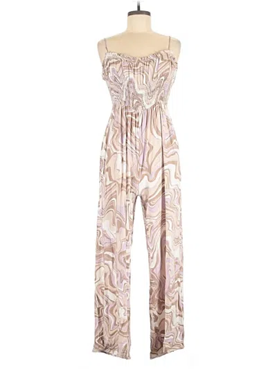 Pre-owned Afrm Jumpsuit In Ivory