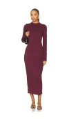Afrm Juniper Dress In Purple