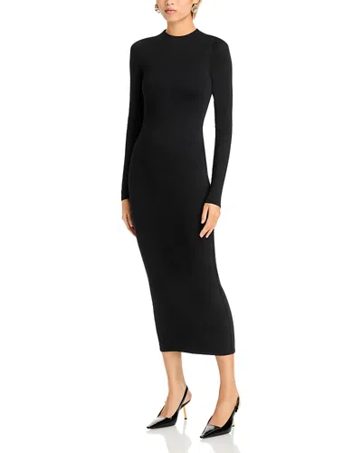 Afrm Juniper Dress In Noir