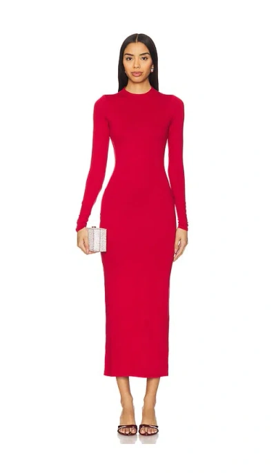 Afrm Juniper Dress In Red