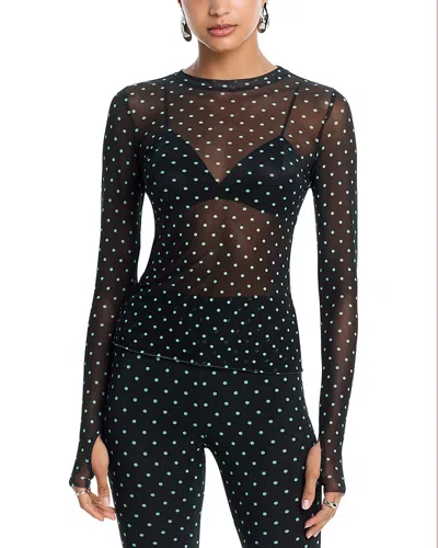 Afrm Kaylee Top Sepia Dot