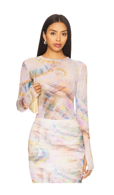 Afrm Kaylee Top In Silver