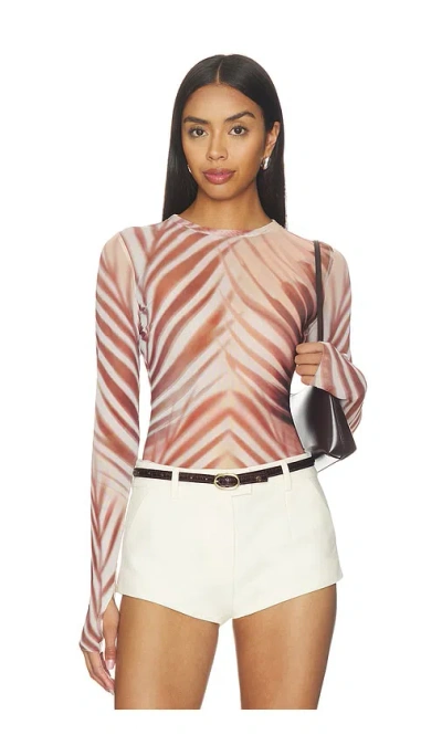 Afrm Kaylee Top In Brown