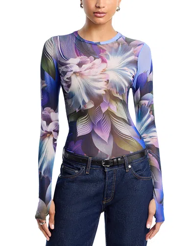 Afrm Kaylee Top In Blue