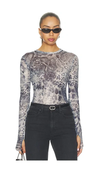 Afrm Kaylee Top In Gray