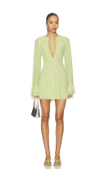 Afrm Kori Dress In Green