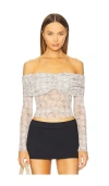 Afrm Lilith Top In Neutral