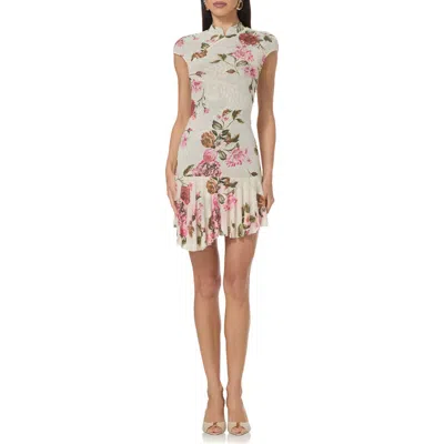 Afrm Lorraine Minidress In Multi