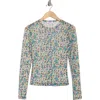 Afrm Los Angeles Sunny Long Sleeve Mesh Top