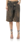 AFRM AFRM LOW RISE DENIM BERMUDA SHORTS