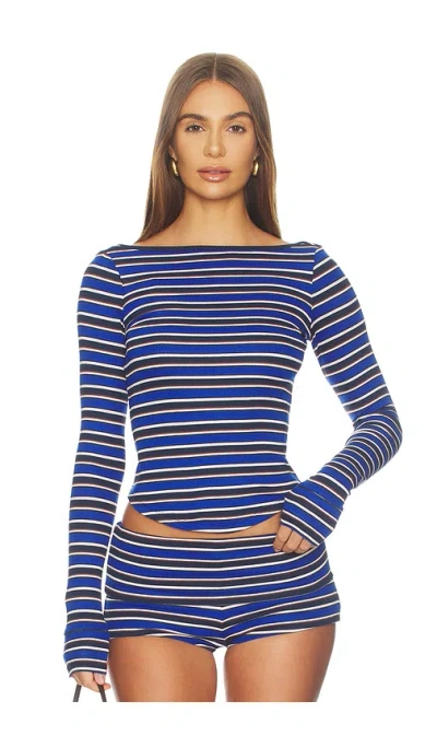 Afrm Madsen Top In Blue