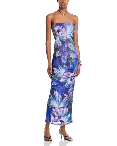 Afrm Marlo Dress In Blue