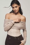 Afrm Maxine Bodysuit In Brown