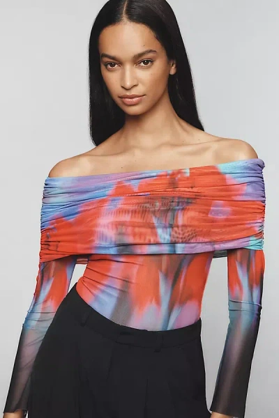 Afrm Maxine Bodysuit In Multicolor