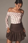 Afrm Maxine Bodysuit In Pink
