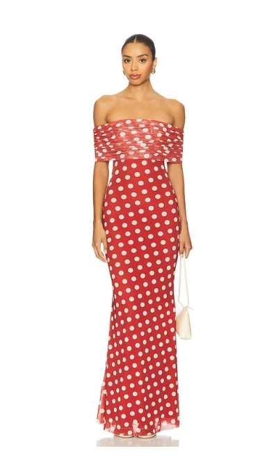 Afrm Mccall Dress In Brown