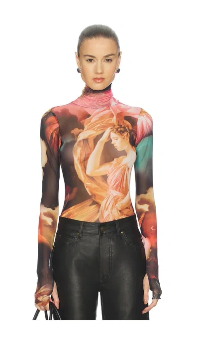 Afrm Milo Bodysuit In Multi
