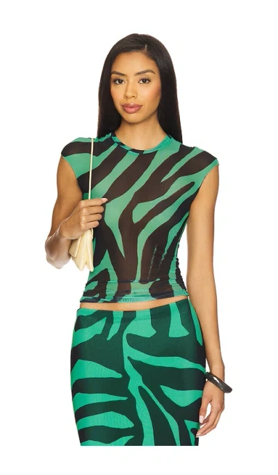 Afrm Nina Top In Green