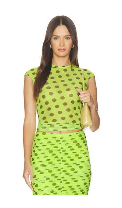 Afrm Nina Top In Green
