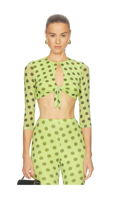 Afrm Nisha Top In Green