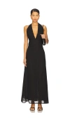 Afrm Odenah Clip Dot Dress