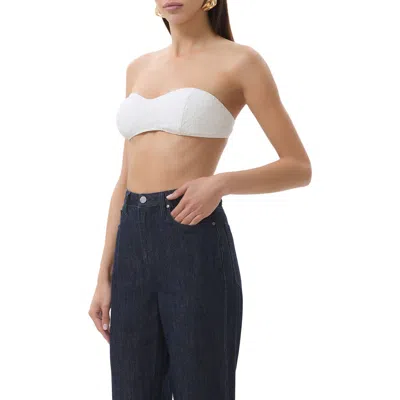 Afrm Ortiz Lace Bandeau Top