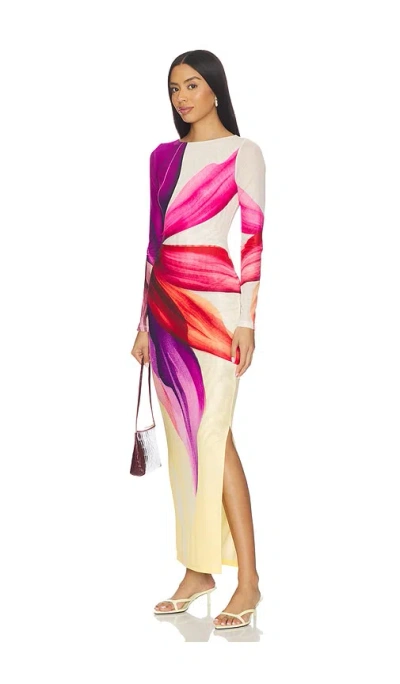 Afrm Phyll Dress In Cream