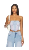 Afrm Reid Bustier In Blue