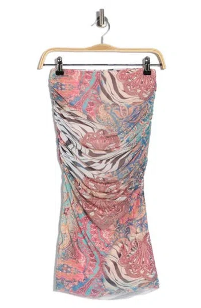 Afrm Riley Print Skirt In Multi