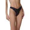 Afrm Rio V-cut Bikini Bottoms In Multi
